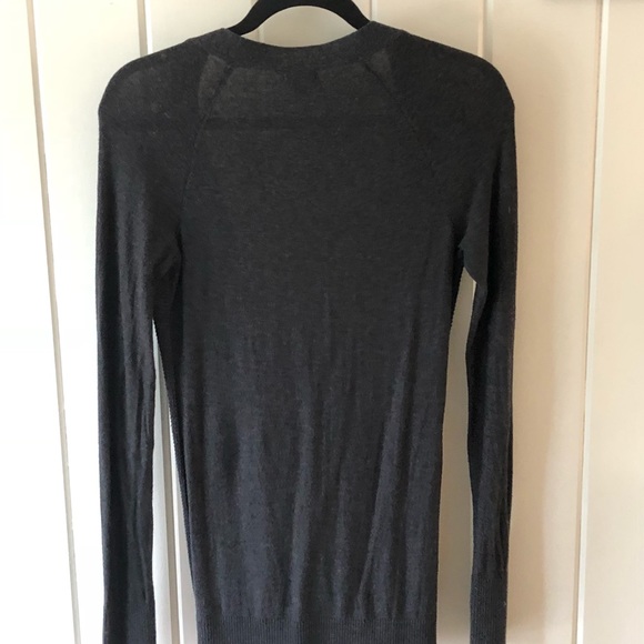 Dark Gray Cardigan sweater - Picture 2 of 3